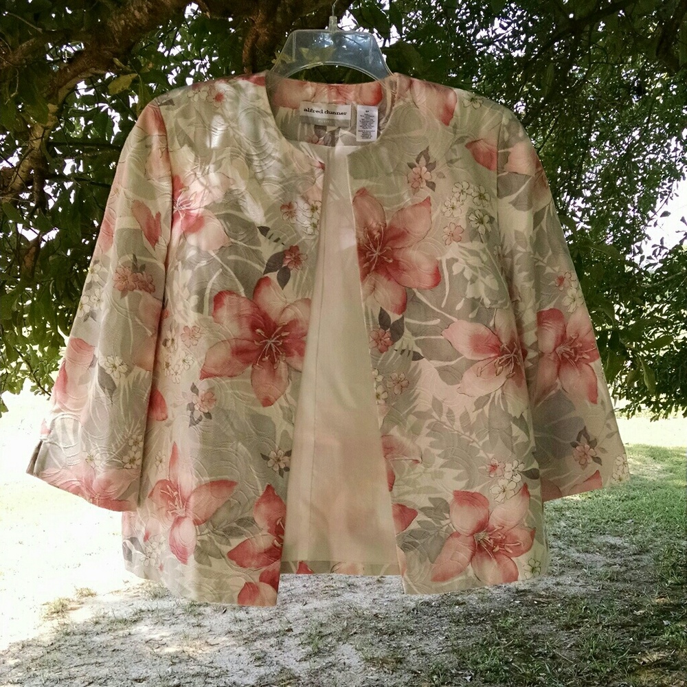Alfred Dunner Floral Blazer
